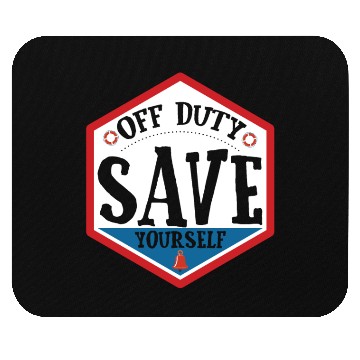 Discover Lifeguard Off Duty Save Yourself Mouse Pads