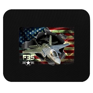 Discover F 35 Lightning Air Force Military Veteran Pride US Mouse Pads