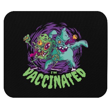 Discover I'm vaccinated zombies I'm vaccinated zombies insp Mouse Pads