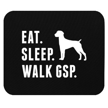 Discover Eat Sleep Walk German Shorthaired Pointer Mouse Pads