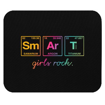 Discover SMART GIRLS ROCK - Elements Periodic Table Mouse Pads