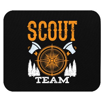 Discover Scout Team Hiking Scouting Scouts Outdoor Mouse Pads