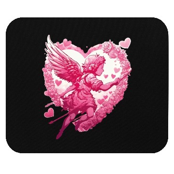 Discover funny Cupid Valentine's Day girls Mouse Pads