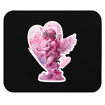 Discover funny Cupid Valentine's Day girls Mouse Pads