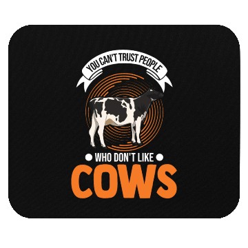 Discover Cow Gift Farmer Cattle Breeder Cows Mouse Pads