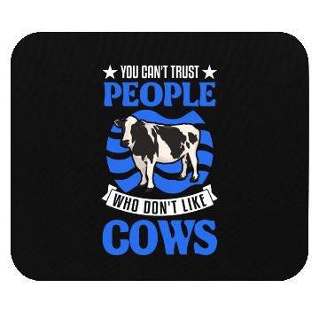 Discover Cow Gift Farmer Cattle Breeder Cows Mouse Pads