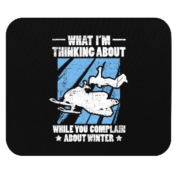 Discover Complain About Winter Motor Sled Snowmobiler Mouse Pads