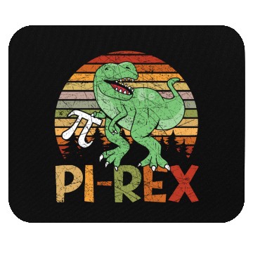 Discover Pi-rex Dinosaur Math Teacher Mathematician Pi Day Mouse Pads
