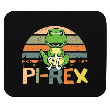 Discover Pi-rex Dinosaur Math Teacher Mathematician Pi Day Mouse Pads