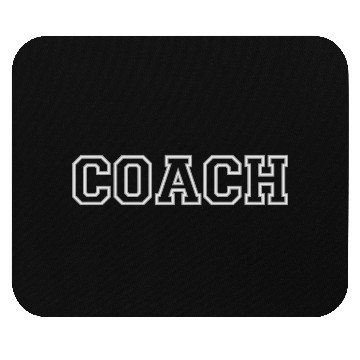 Discover Retro Coach Monogram Design on Apparel Mouse Pads