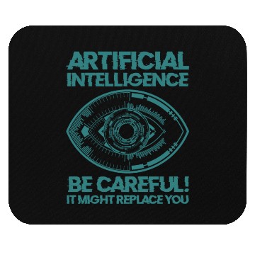 Discover AI Machine Learning Computer Geek Technology Robot Mouse Pads