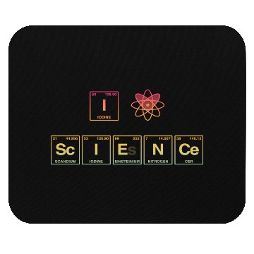 Discover I LOVE SCIENCE - Periodic Table of Elements Mouse Pads