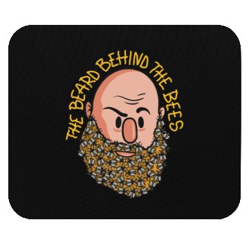 Discover The beard behind the bees The beard behind the bee Mouse Pads
