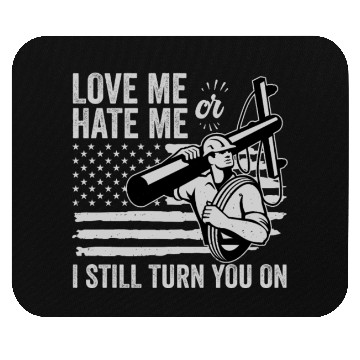 Discover Funny Electrical Lineman Saying Thank A Lineman Mouse Pads