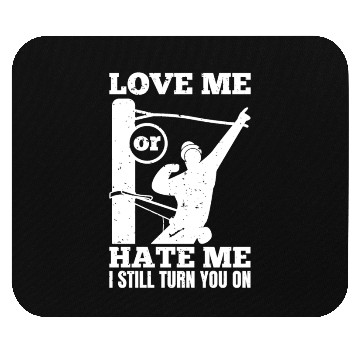 Discover Funny Electrical Lineman Saying Thank A Lineman Mouse Pads