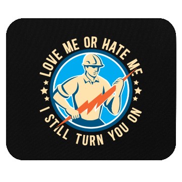 Discover Funny Electrical Lineman Saying Thank A Lineman Mouse Pads