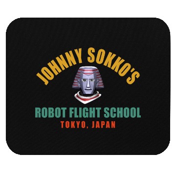 Discover Johnny Sokko's Robot Flight School Tokyo, Japan Mouse Pads