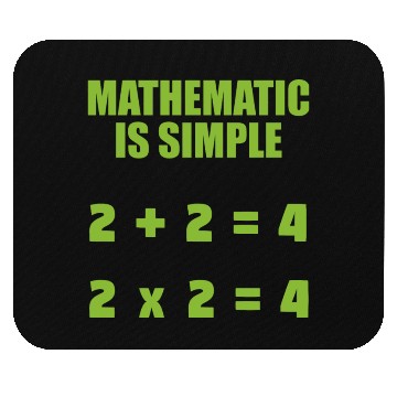 Discover mathematic is simple Mouse Pads