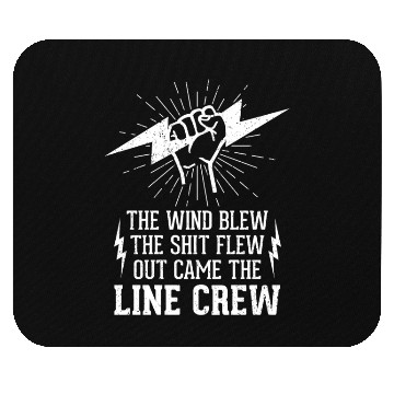 Discover Funny Electrical Lineman Saying Thank A Lineman Mouse Pads