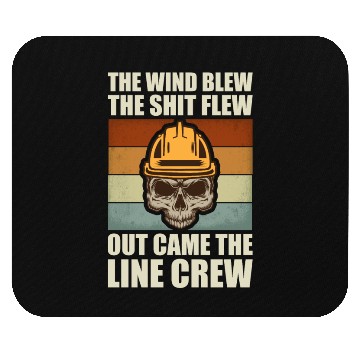 Discover Funny Electrical Lineman Saying Thank A Lineman Mouse Pads
