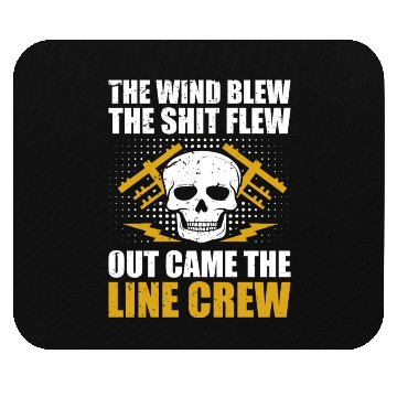 Discover Funny Electrical Lineman Saying Thank A Lineman Mouse Pads