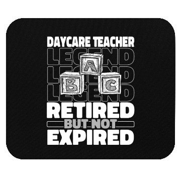 Discover Daycare Teacher Retired Mouse Pads