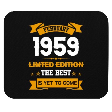 Discover February 1959 Birthday Surprise Mouse Pads