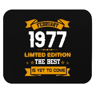 Discover February 1977 Birthday Surprise Mouse Pads