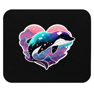 Discover Orca Is My Valentine, Love Hearts Orca Valentines Mouse Pads