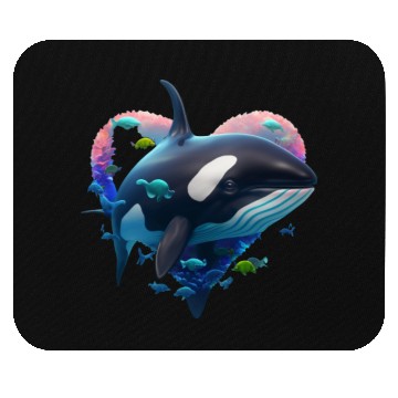 Discover Orca Is My Valentine Mouse Pads