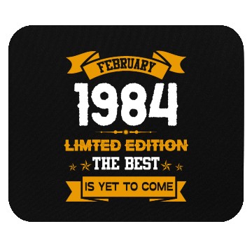 Discover February 1984 Birthday Surprise Mouse Pads