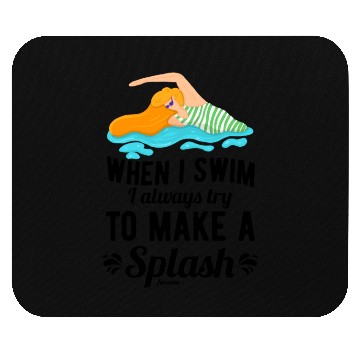 Discover swim Mouse Pads