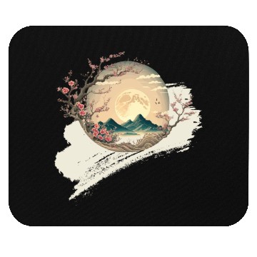 Discover Cherry Blossom Spring Japan Nature Mouse Pads