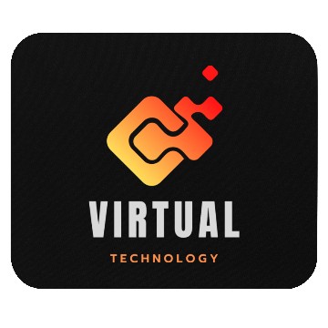 Discover Virtual Visions: A Technology Logo Design Mouse Pads