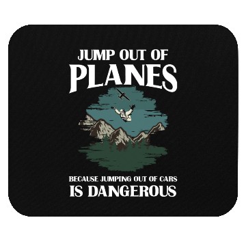 Discover Skydive, SKydiving, Skydiver Mouse Pads