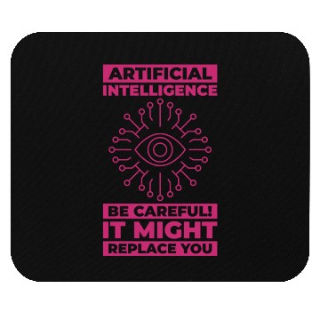 Discover AI Machine Learning Computer Geek Technology Robot Mouse Pads