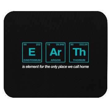 Discover EARTH - written in elements of the periodic table Mouse Pads