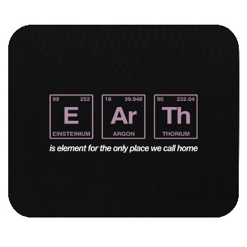 Discover EARTH - written in elements of the periodic table Mouse Pads