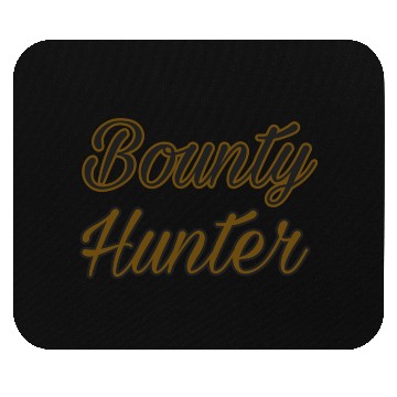 Discover bounty hunter(2)-font only Mouse Pads