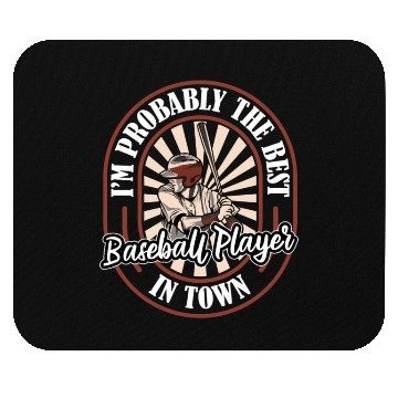 Discover Baseball Baseballer Hilarious Mouse Pads