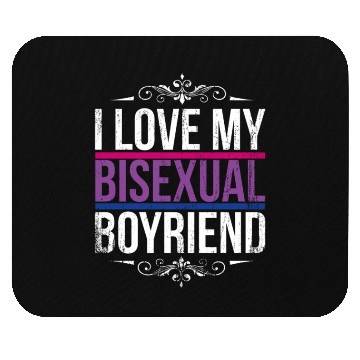 Discover I Love My Bisexual Boyfriend Bi Pride Mouse Pads