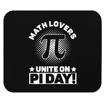 Discover Math Lovers Unite On Pi Day! - Funny Pi Day Math Mouse Pads
