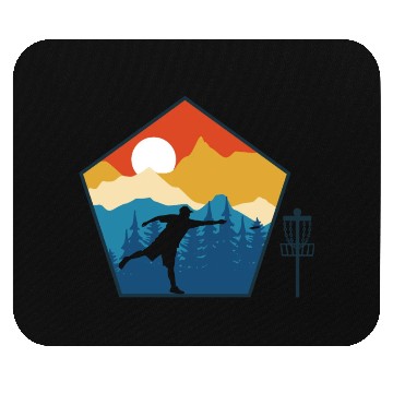 Discover Disc Golf Disc Golfing Ultimate Frisbee Natur Mouse Pads