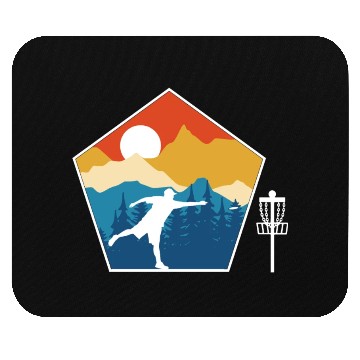 Discover Disc Golf Disc Golfing Ultimate Frisbee Natur Mouse Pads