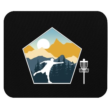 Discover Disc Golf Disc Golfing Ultimate Frisbee Natur Mouse Pads