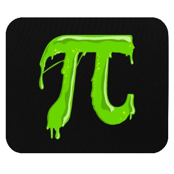 Discover Green Slimy Pi - Funny Pi Day Math Teacher Mouse Pads