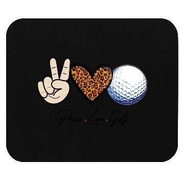 Discover peace love Golf Mouse Pads