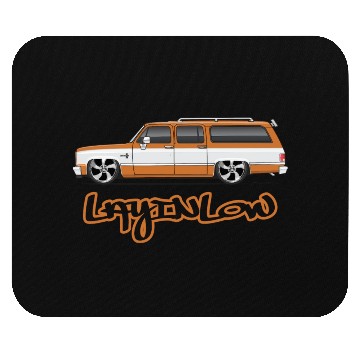 Discover layinlow Burnt Orange Mouse Pads