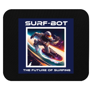 Discover Robot Silver Surfer Mouse Pads