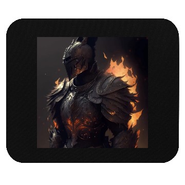 Discover Dark fantasy knight version 8 Mouse Pads
